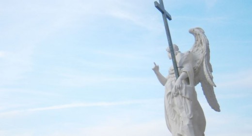 Statue vor der Karlskirche, Wien