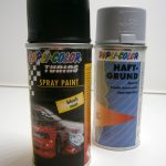 Sprühlack, schwarz/matt
