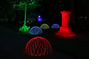 Lightpainting Domes