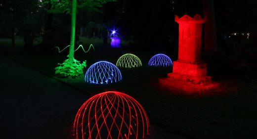 Lightpainting Domes