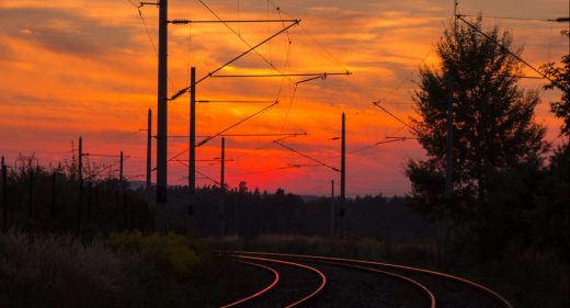 Evening rails