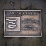 Bodenplatte auf der Loreley