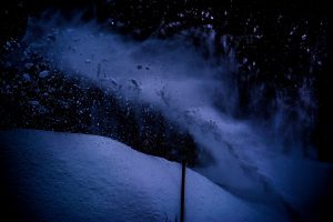 Stop Action Snow Blowing
